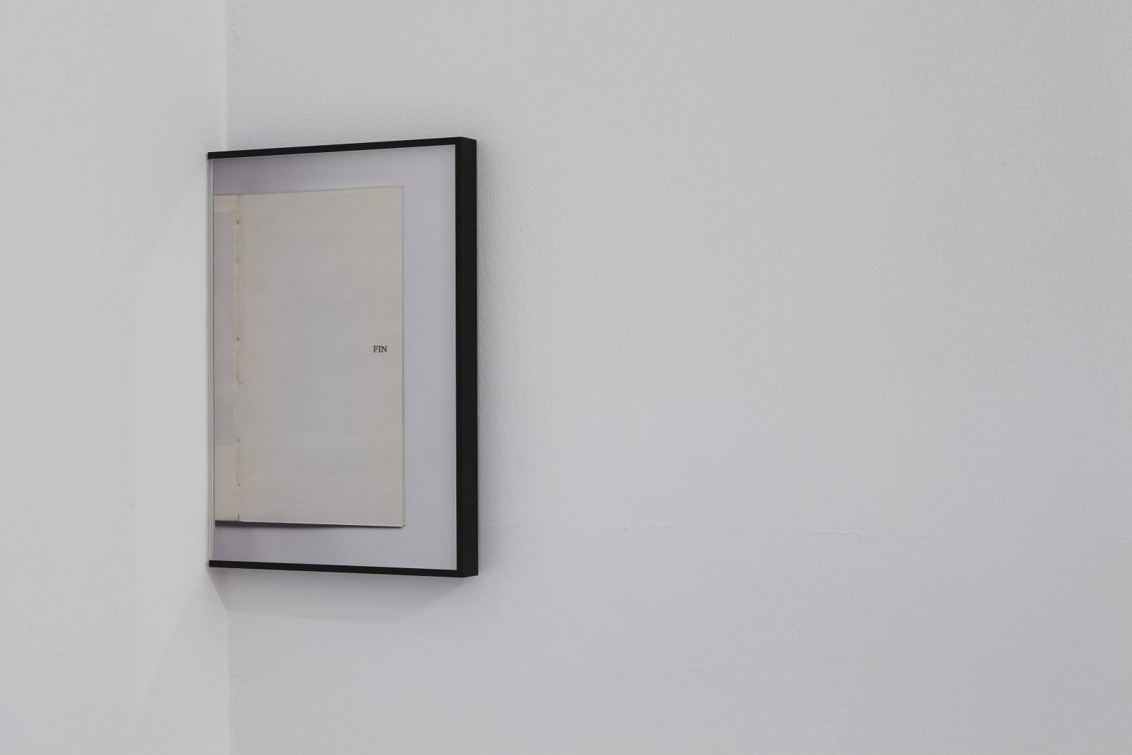 Ignasi Aballi, End, 2013