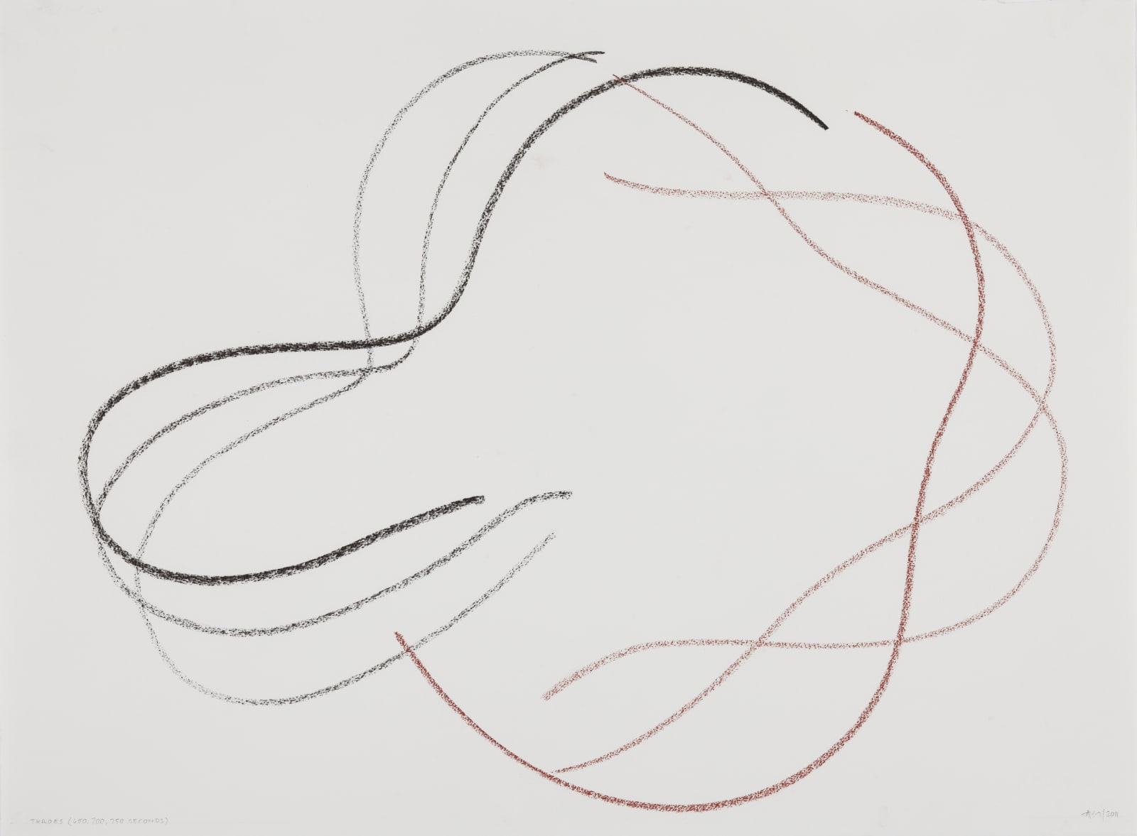 Anthony McCall, Throes (650, 700, 750), 2011