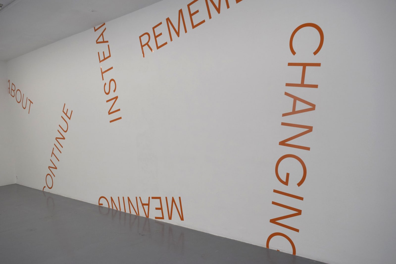 Robert Barry, Untitled, 2020