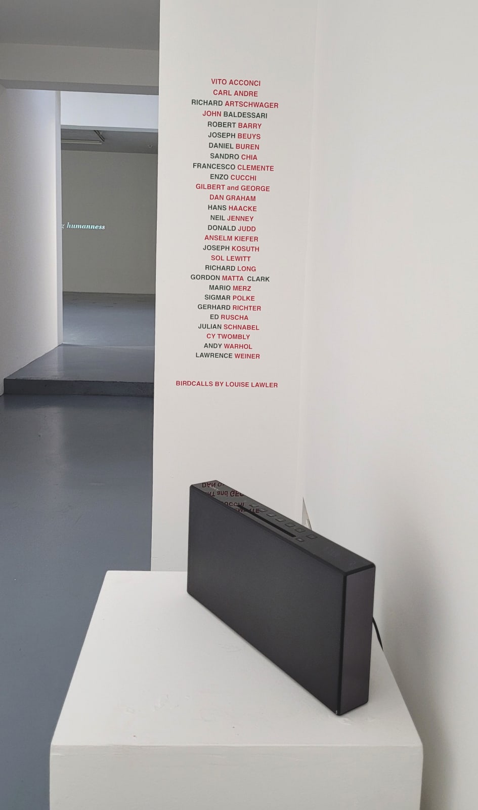 Louise Lawler, Birdcalls, 1972 - 1981