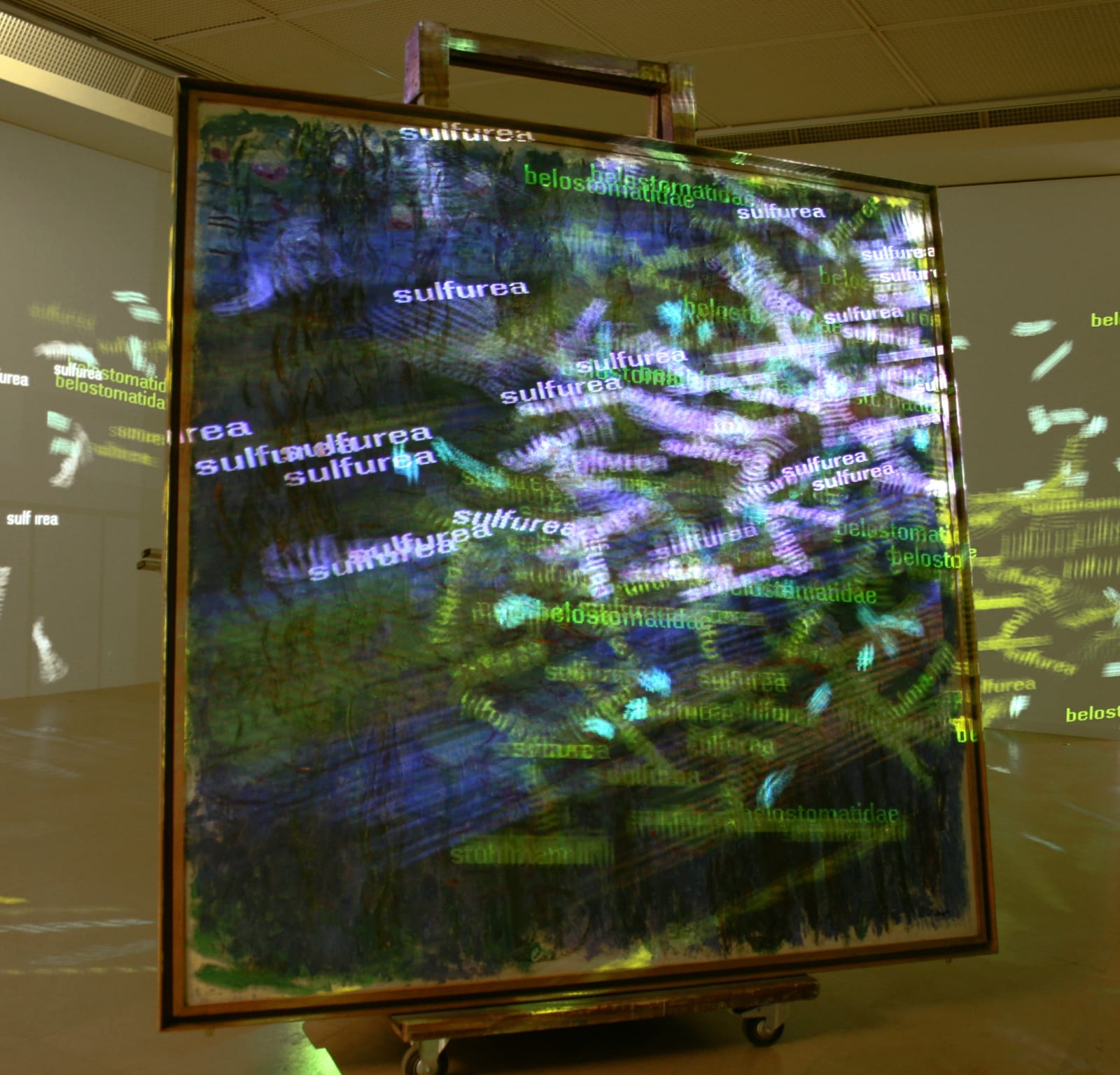 Charles Sandison, Blue Nymphs, 2008