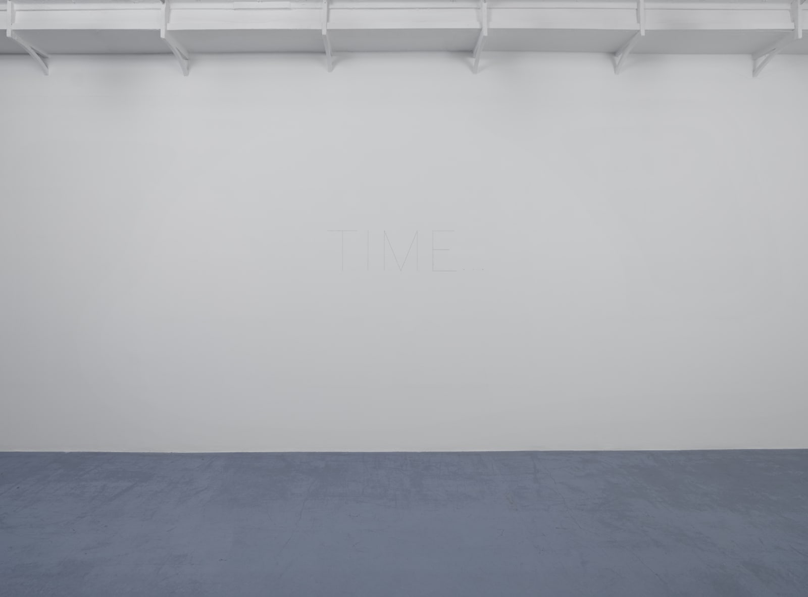 Robert Barry, TIME..., 2025