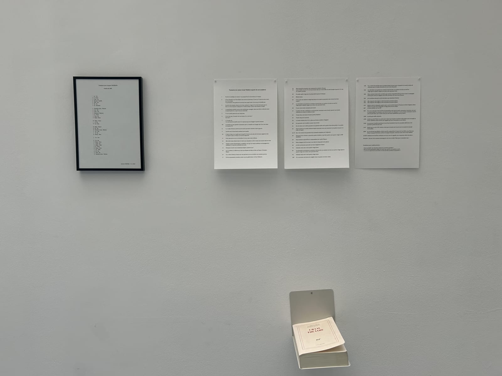 Antoine Perpère, Tentative de conter Graal Théâtre..., 2025