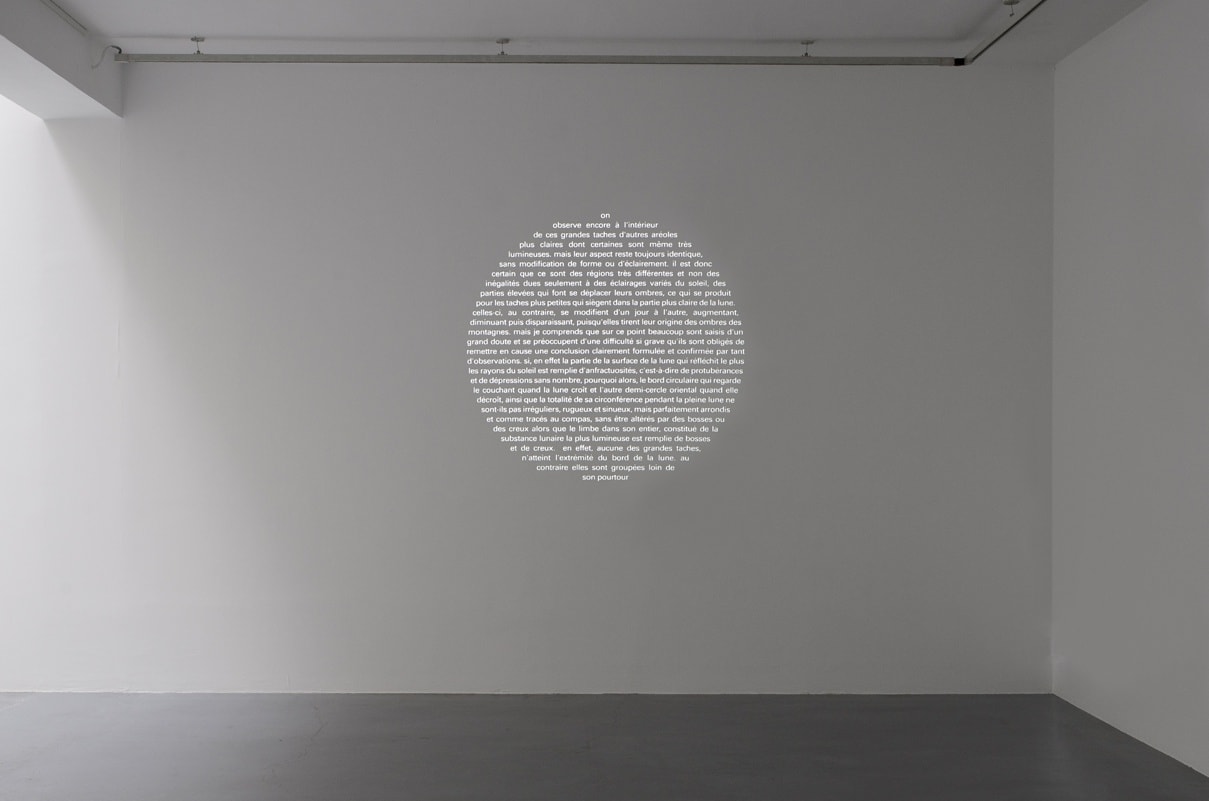 Detanico Lain, XXVIII Lunae / from Galilée, 2014