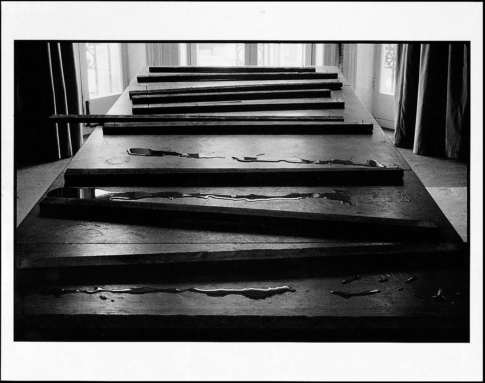 Anthony McCall, Water Table, 1972