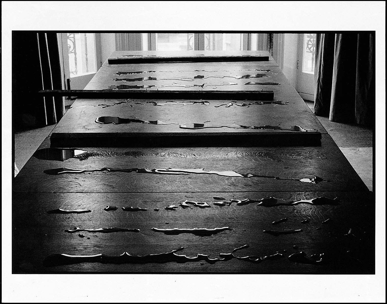 Anthony McCall, Water Table, 1972