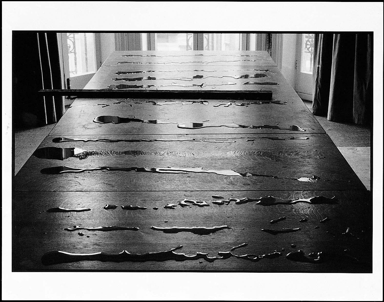 Anthony McCall, Water Table, 1972