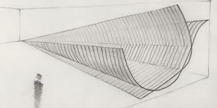 Anthony McCall, Doubling Back, 2003