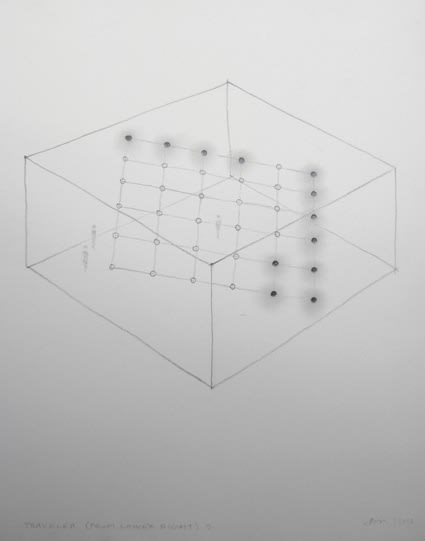 Anthony McCall, Traveler (from Lower Right), 2012