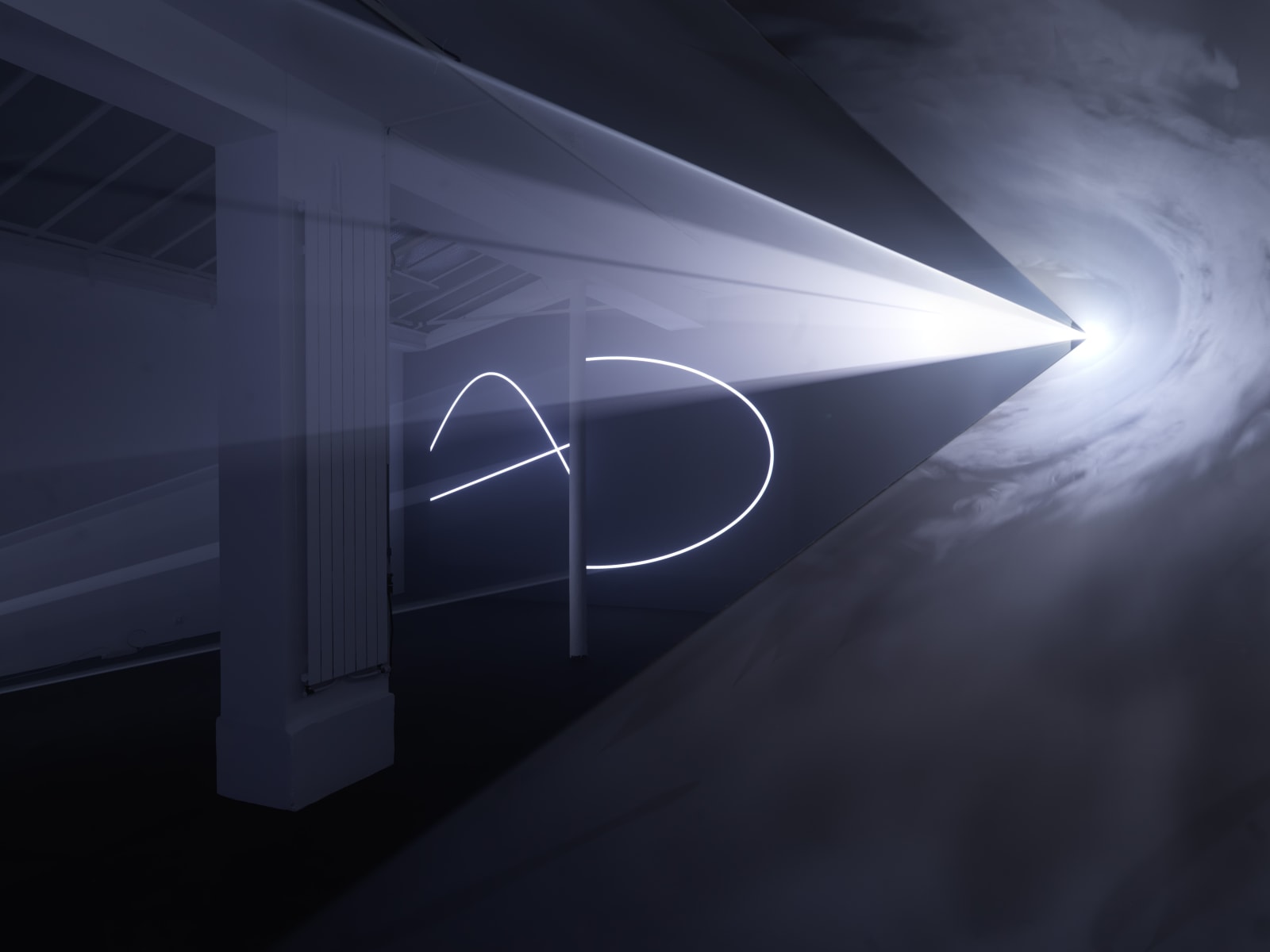 Anthony McCall, Face to Face IV, 2013