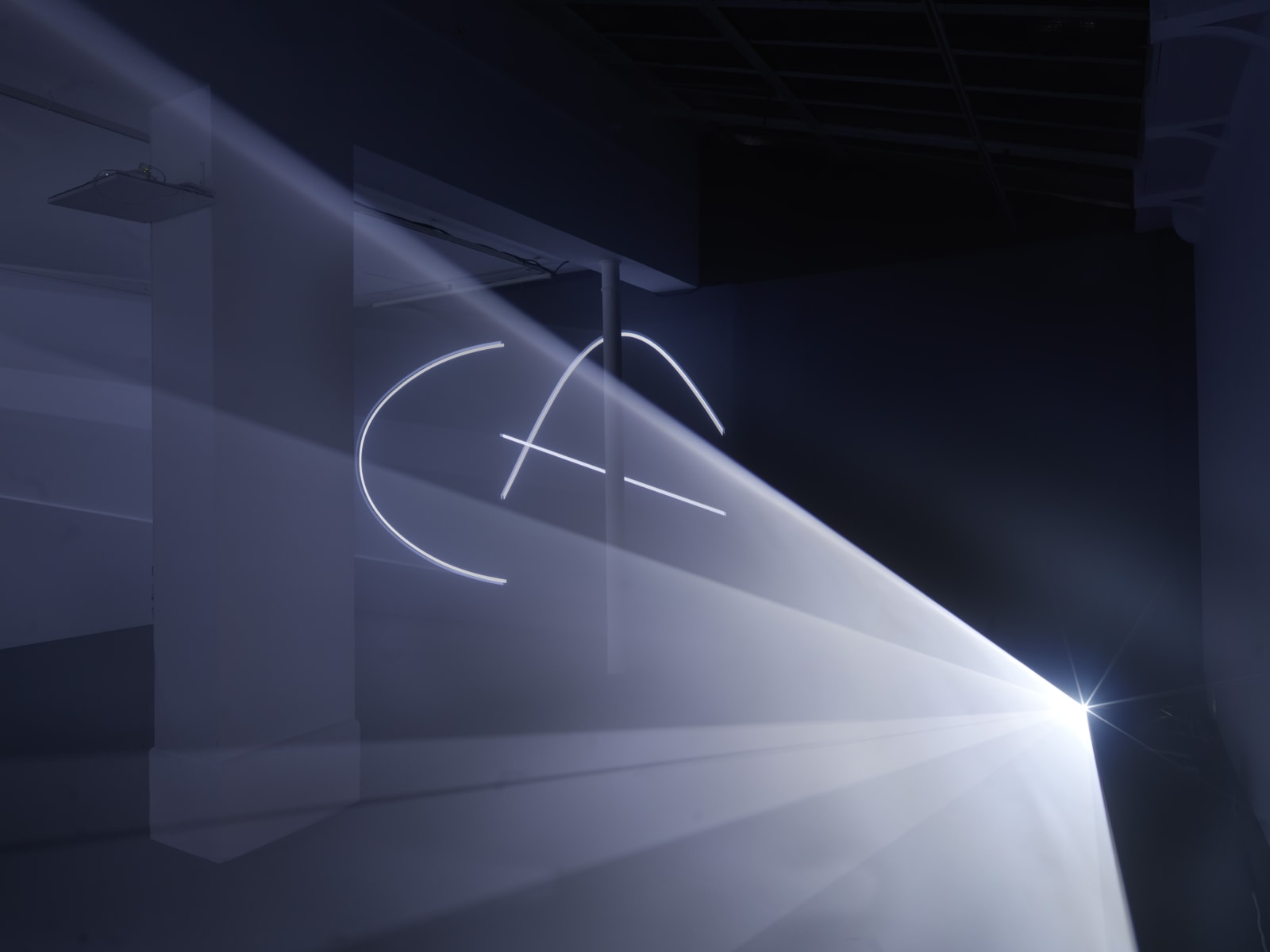 Anthony McCall, Face to Face IV, 2013