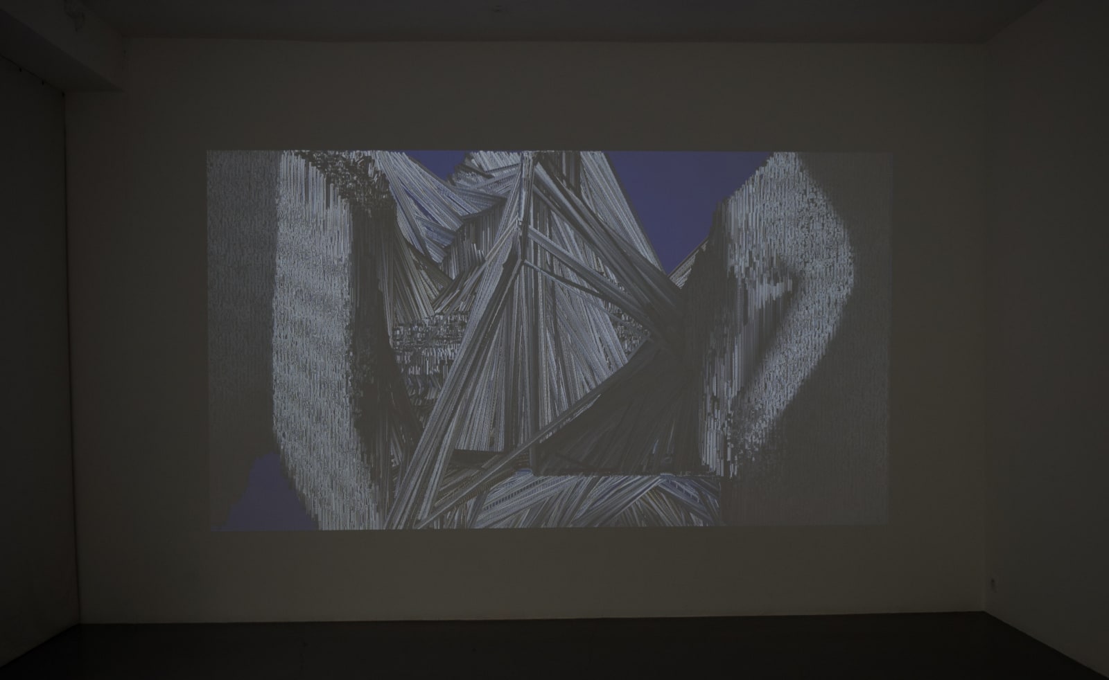 Charles Sandison, SEATED WOMAN IN A BLUE DRESS, 2020