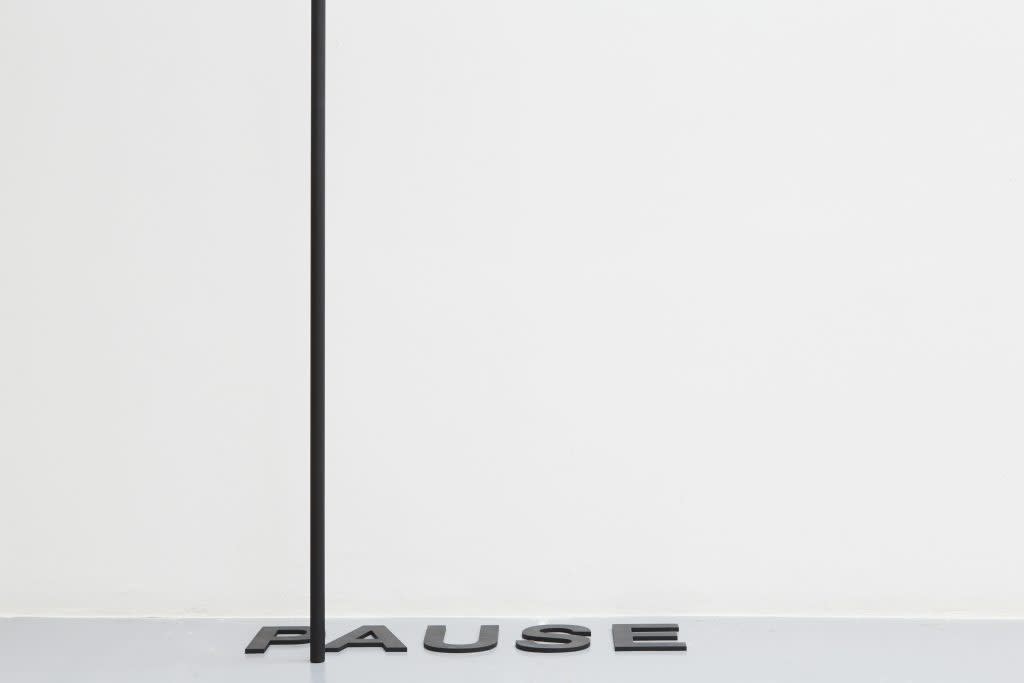 Peter Downsbrough, PAUSE, 2017