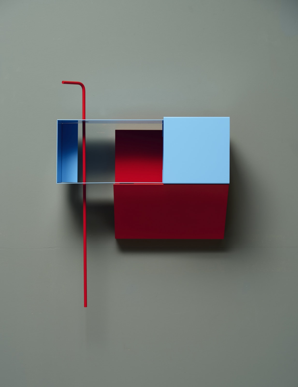 BR-01, 2021, steel, powder coat, 60.4 x 54 x 22 cm