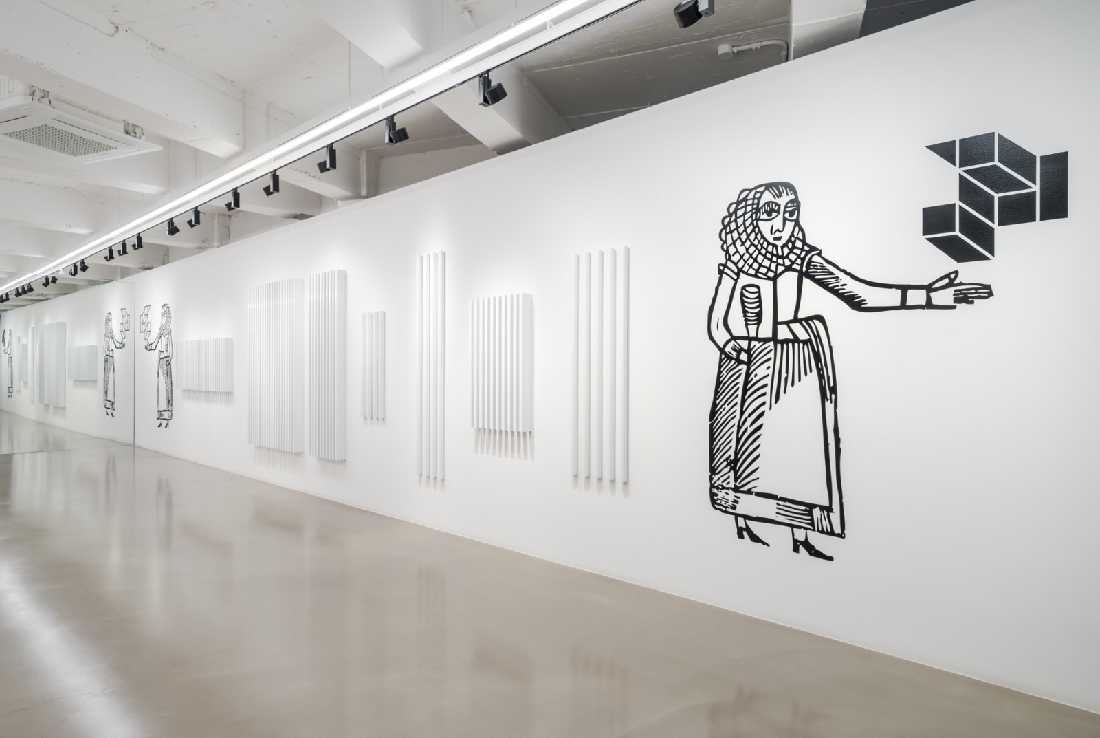 Installation view: The Knot of Which I Speak Cannot be Knotted, Gallery Baton, 2021