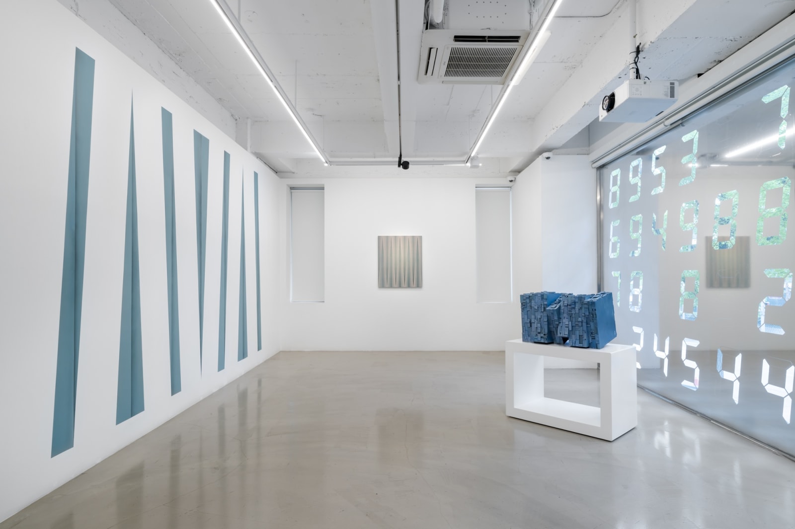 Installation view: Lagrange Point: Suzanne Song and Kim Sang Gyun, Gallery Baton, 2023. Courtesy of Gallery Baton
