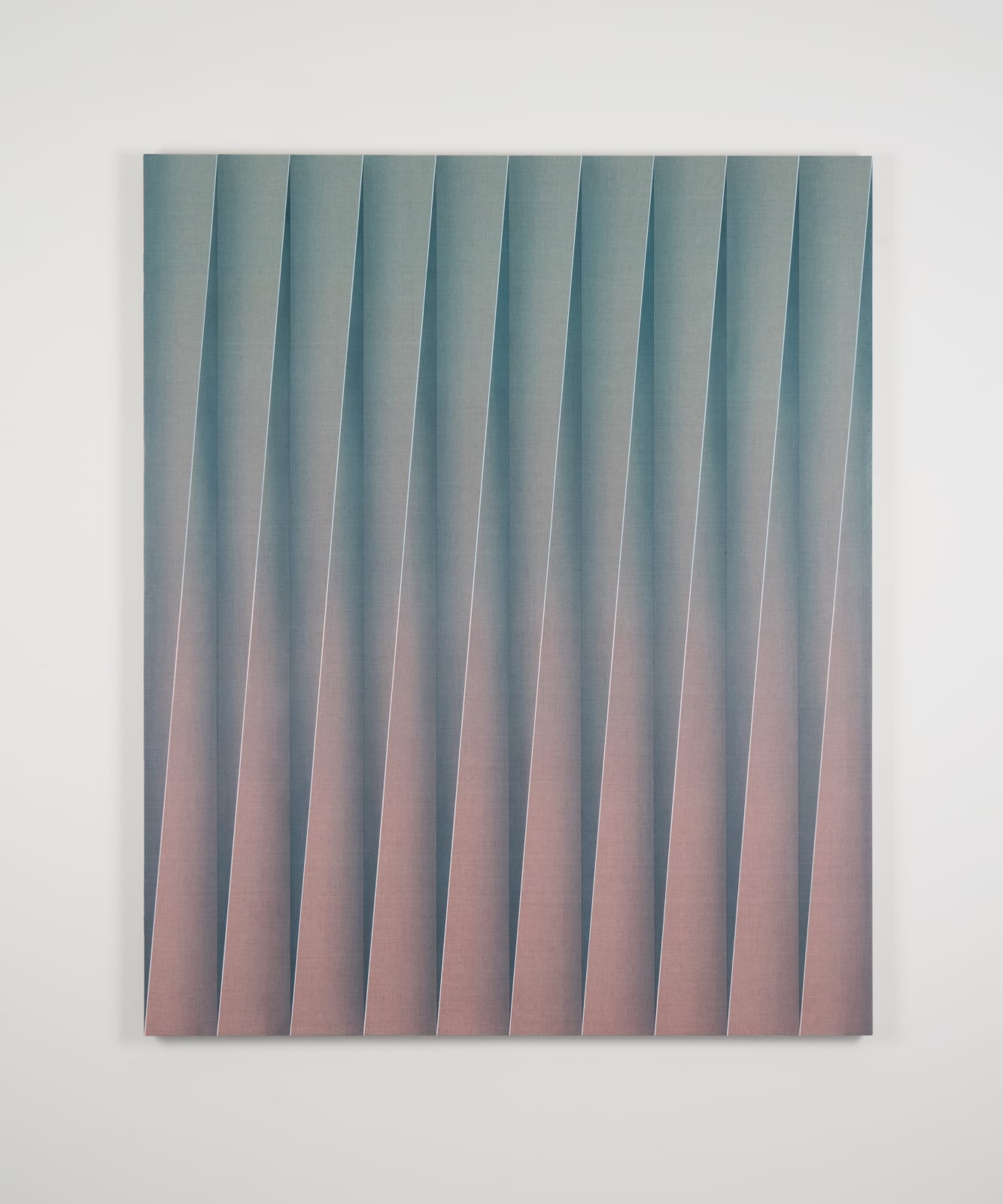 Suzanne Song, Interlace, 2024, acrylic pigment on linen, 127 x 105.4 cm
