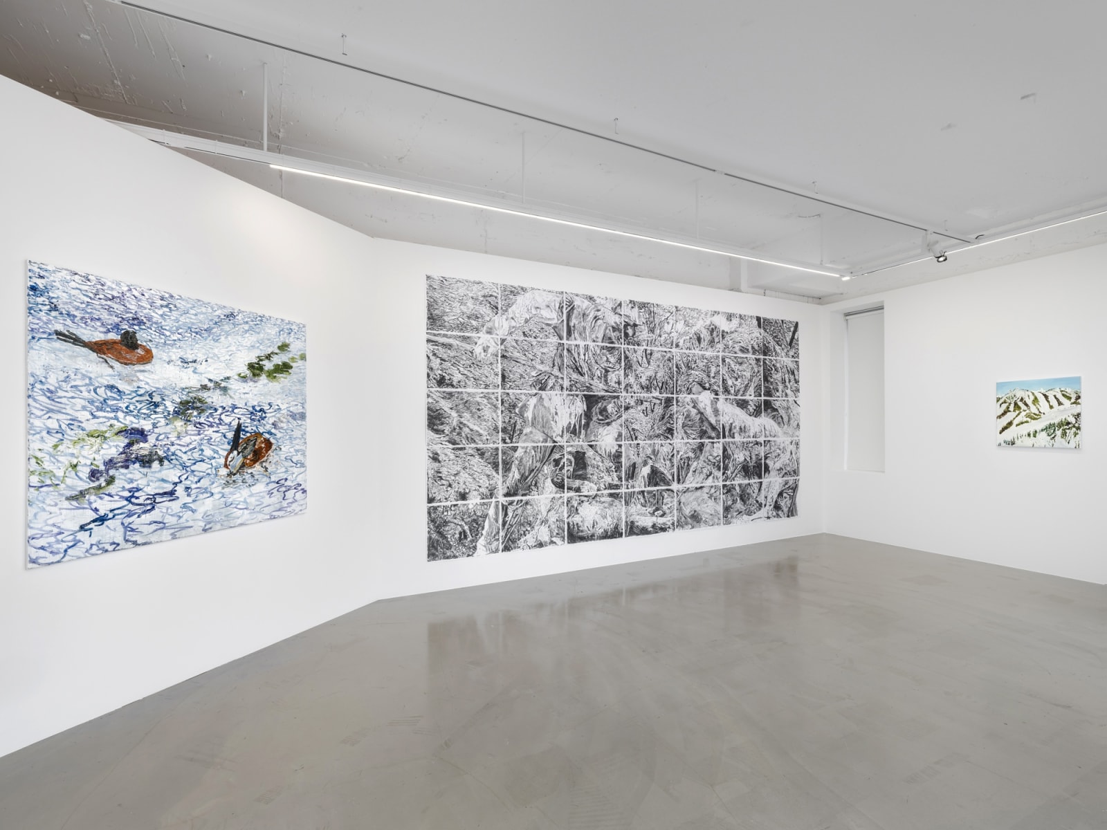 Installation view: Die Eberjagd, Gallery Baton, 2024