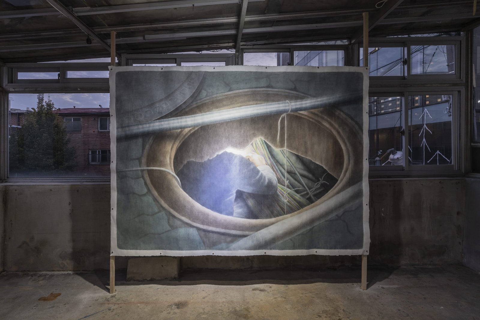 Installation view: Rent, Amado Artspace, 2022, Courtesy of the Artist