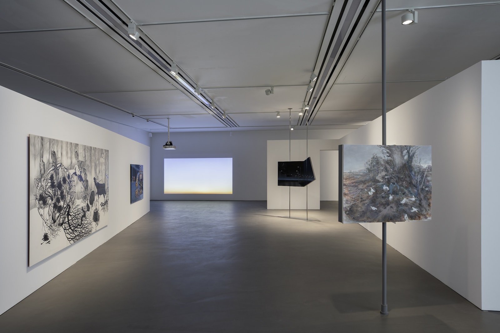 Installation view: Rales, Wheezes and Crackles, Doosan Gallery, 2022