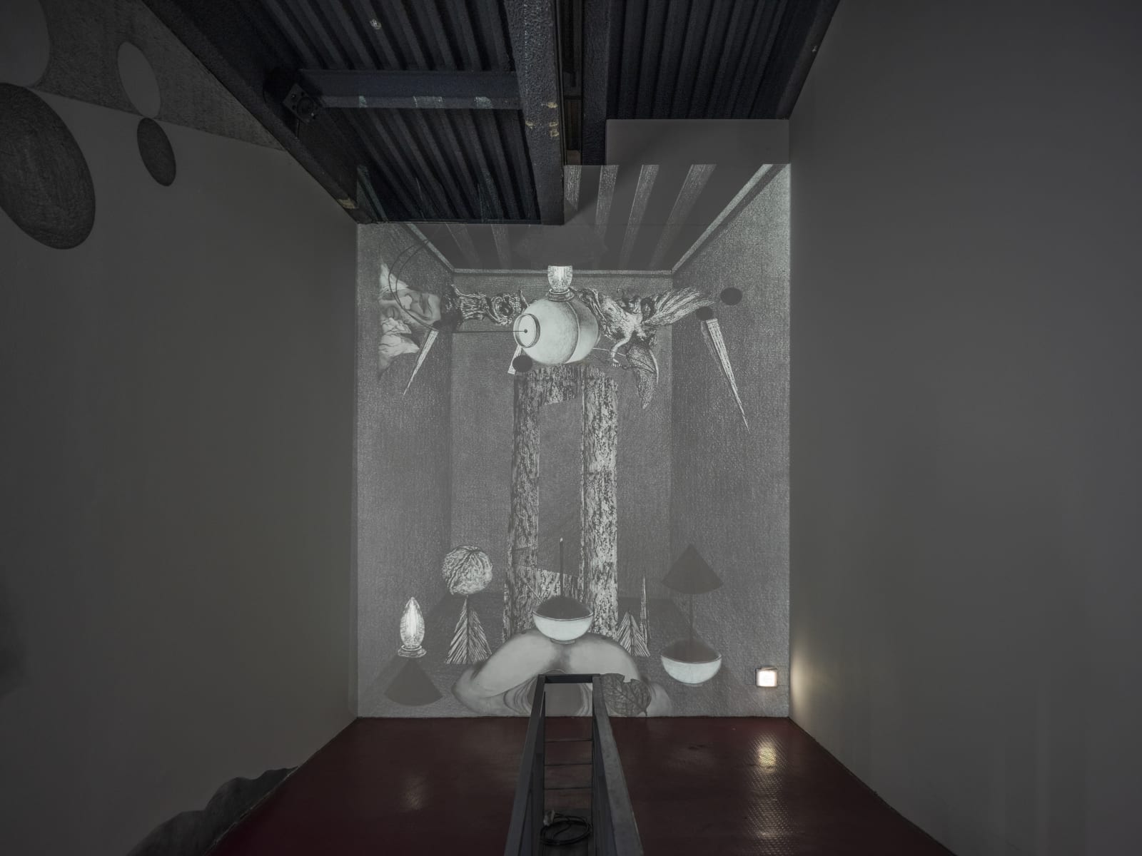Installation view: The Wanderer, Commissioned by the 14th Gwangju Biennale, supported by Arario Gallery, 2023, Courtesy the artist and Gwangju Biennale Foundation, Photo by glimworkers