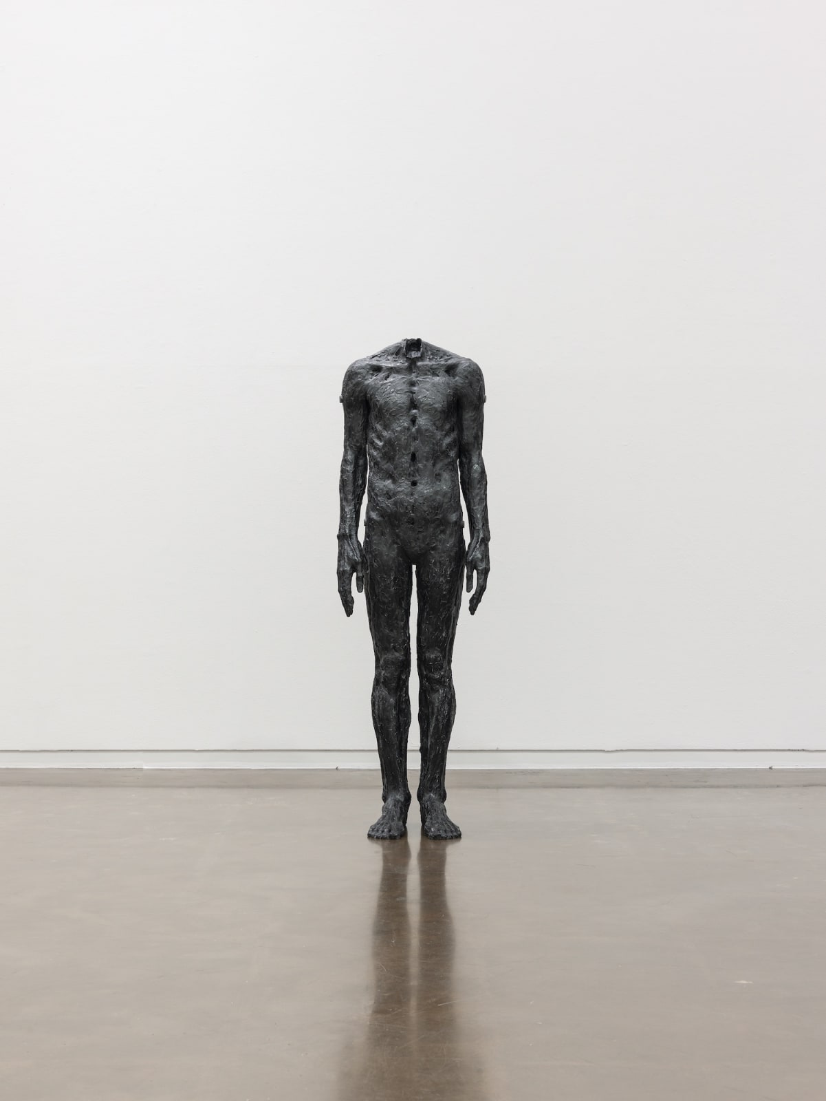 Standing Human, 2020, synthetic resin, 190 x 60 x 45 cm