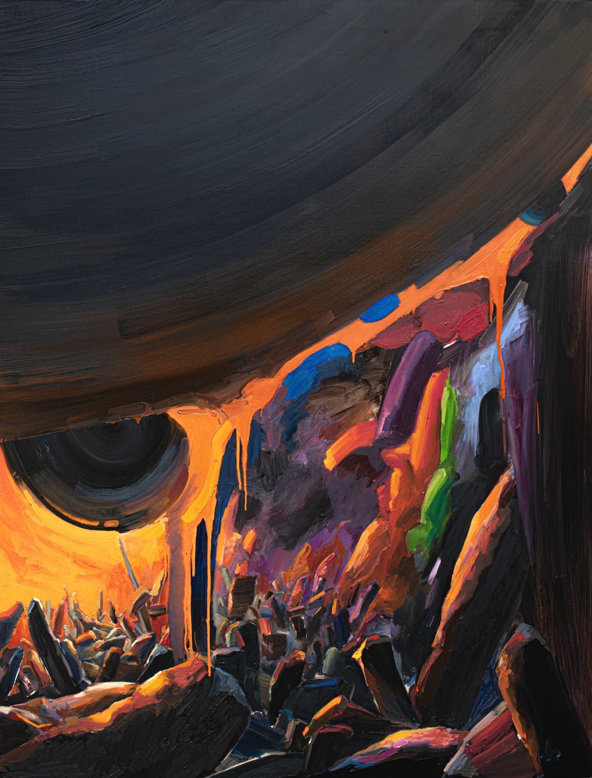 Secret of My Neighbor, 2024, oil on canvas, 145.5 x 112.1 cm