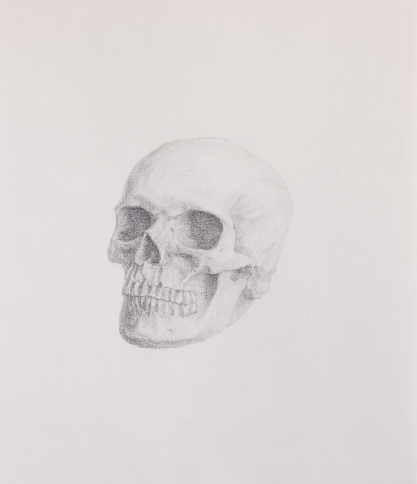 Untitled Portrait, 2021, pencil on paper, 52.5 × 45.7 cm