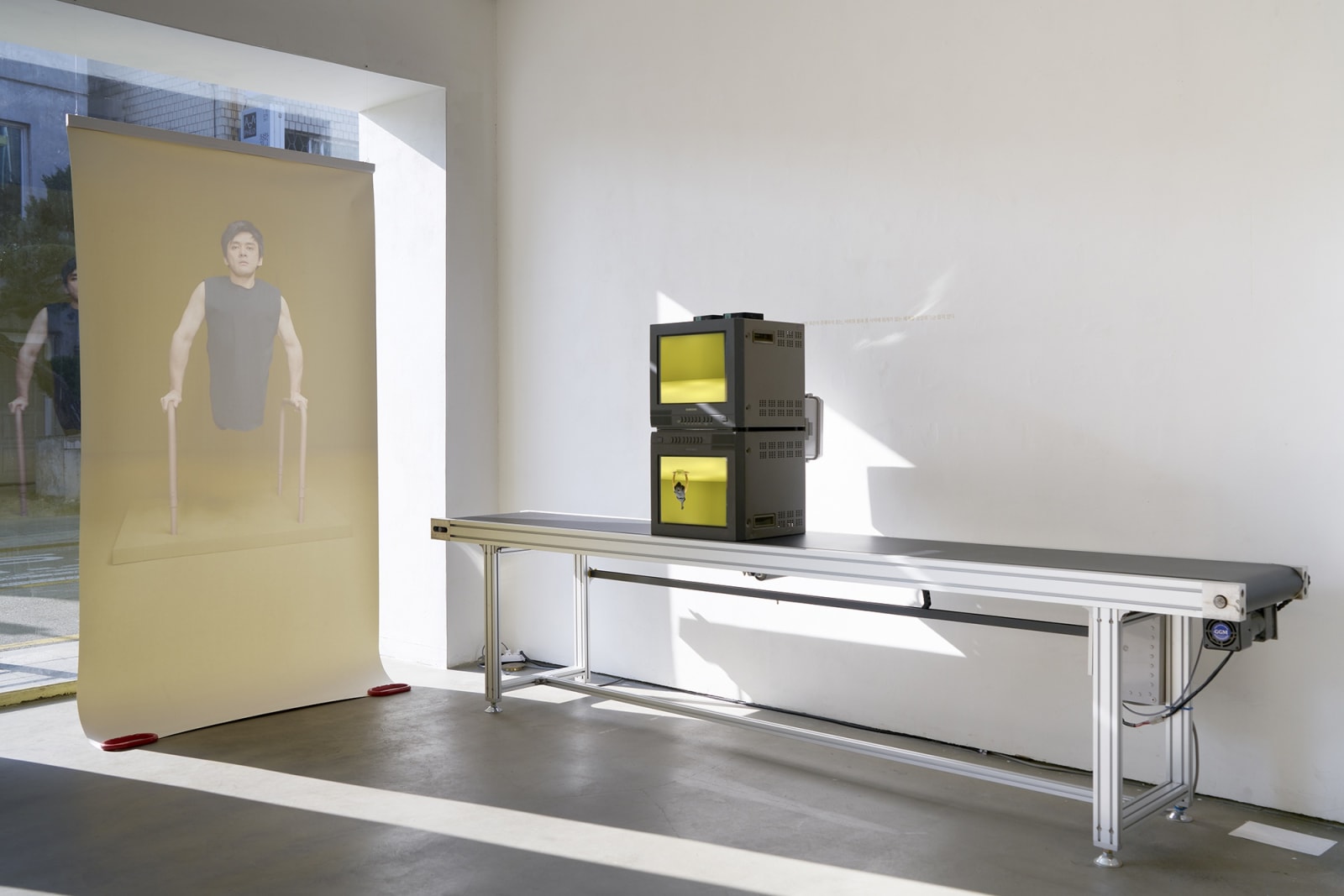 Installation view: Stationary Orbit, Factory2, 2019