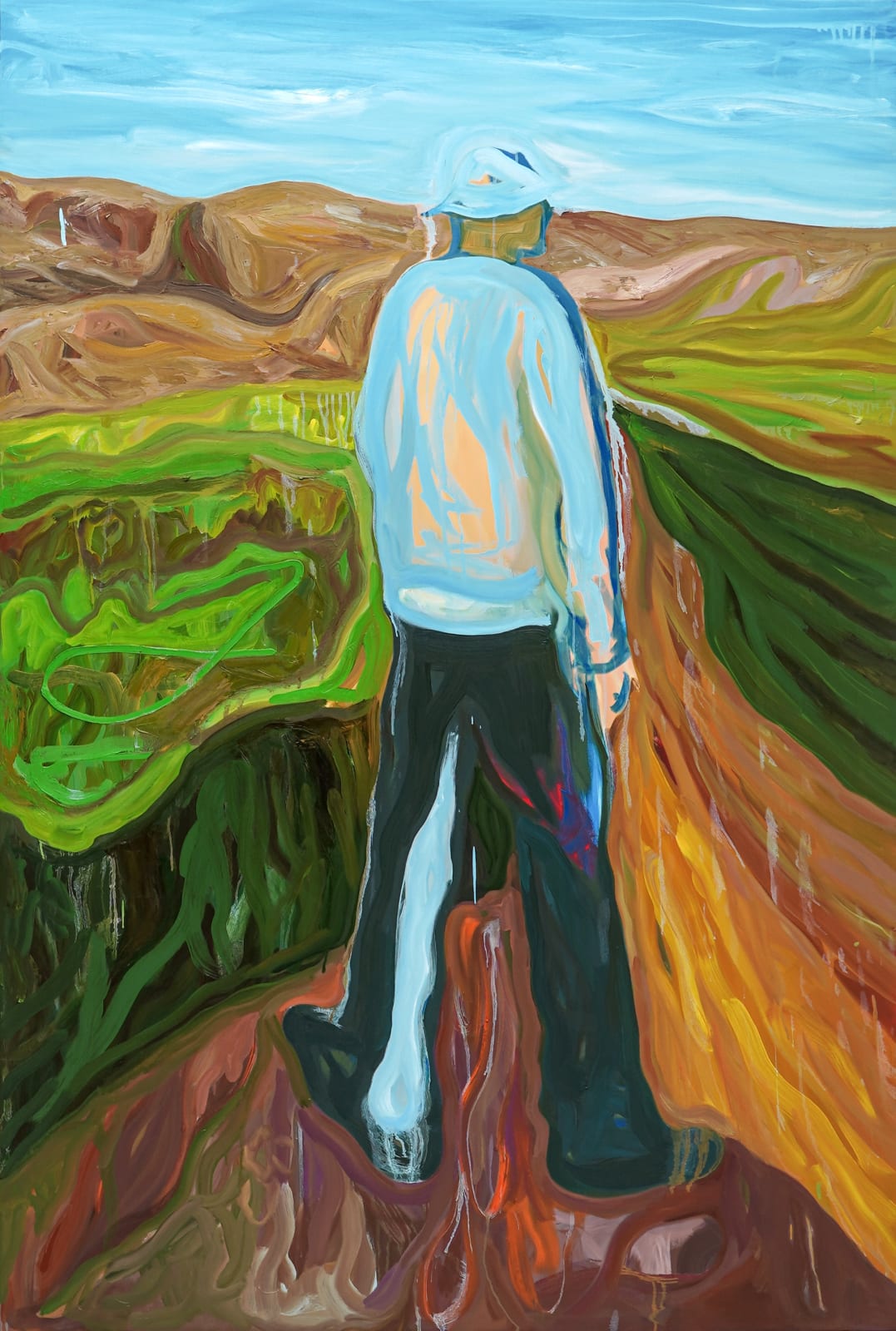 My Land, 2021, oil on canvas, 130cm x 194 cm