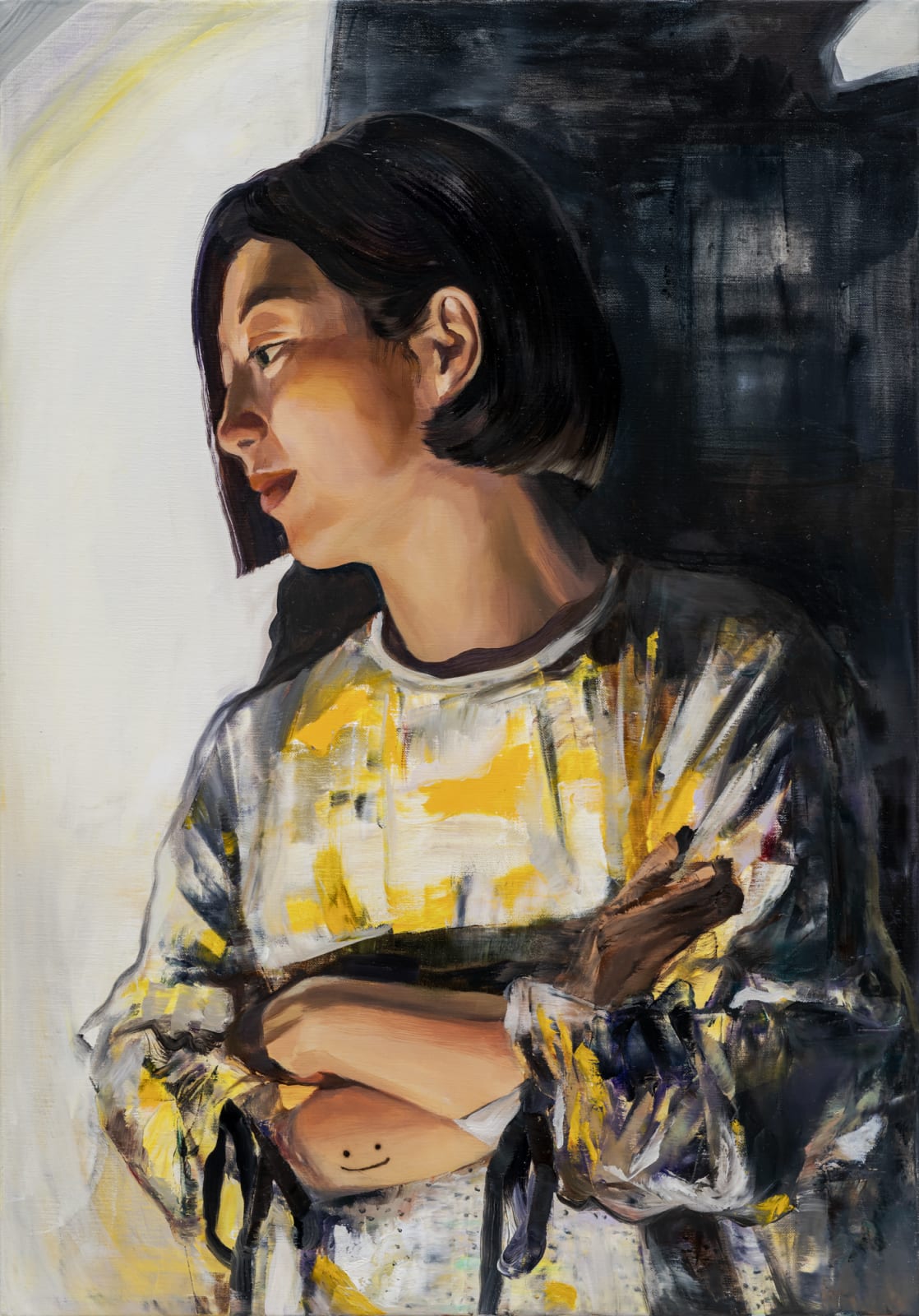 Rhee Chae Eun, A Girl with Tattoo, 2021