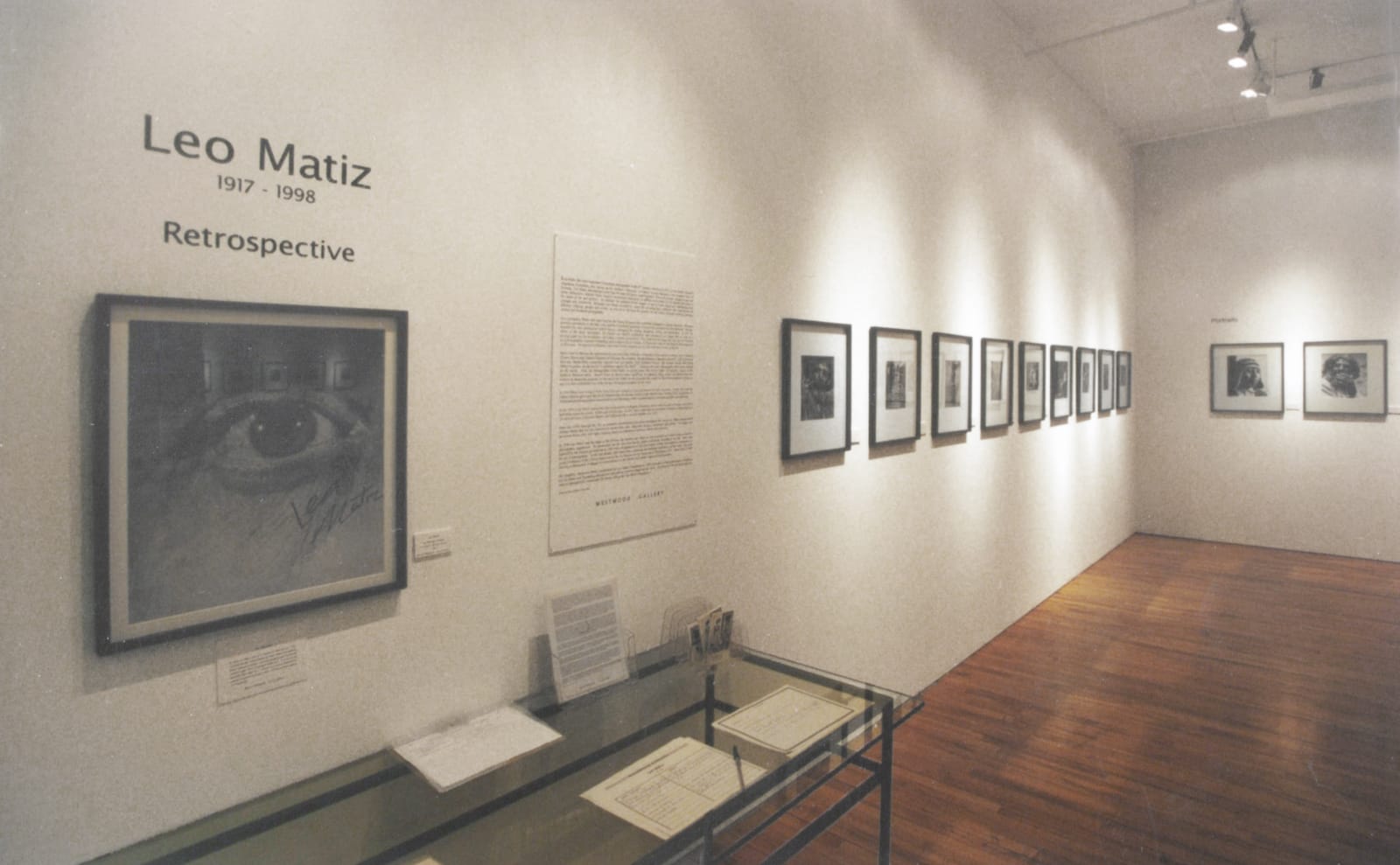 Installation View of 2002 exhibition 'Leo Matiz: The Third Eye, Frida Kahlo, Diego Rivera, Siqueiros' at Westwood Gallery NYC