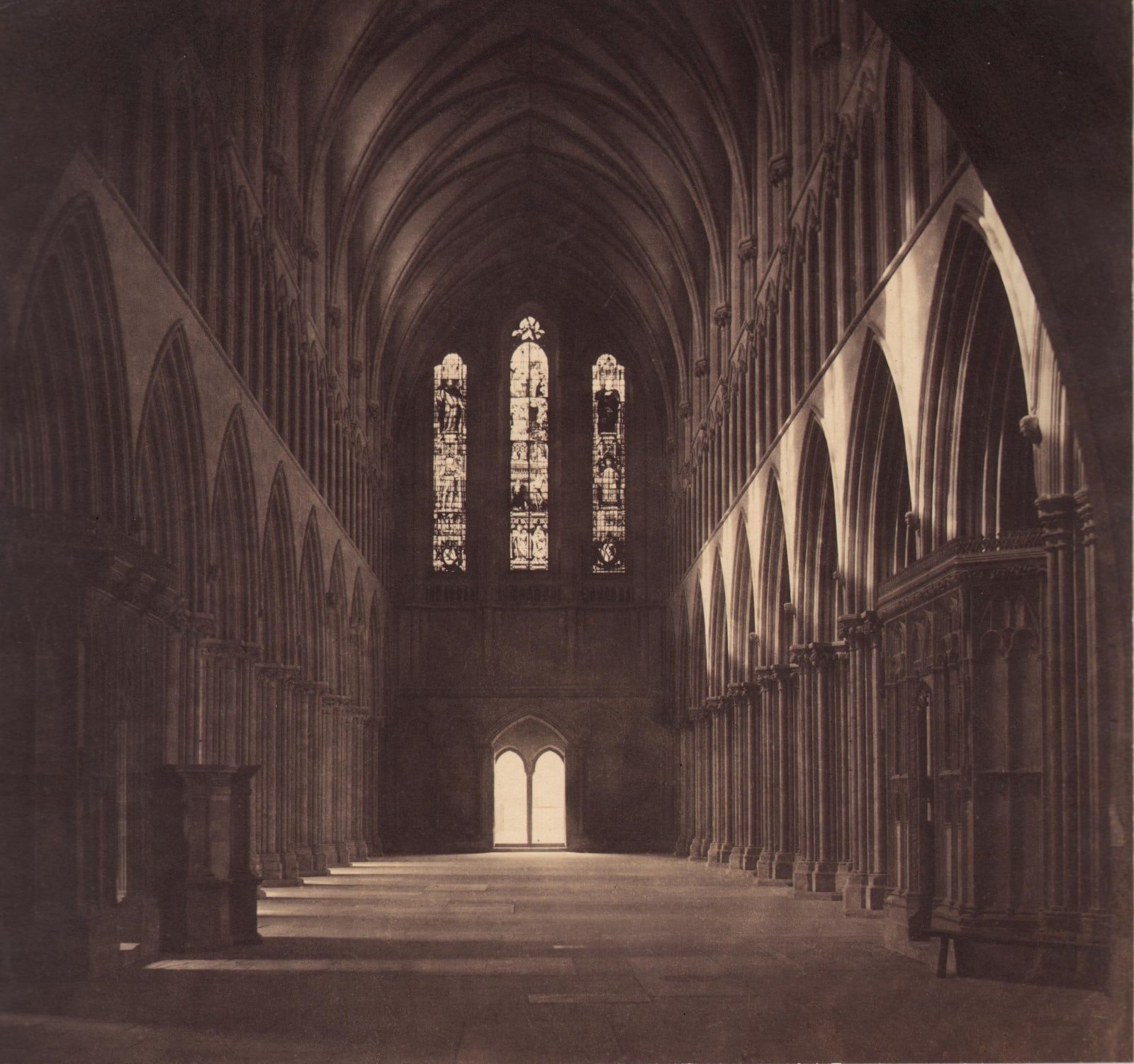 Roger Fenton, The Nave, Wells Cathedral