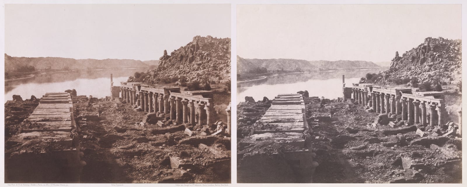 Félix Teynard, Philae, Egypt