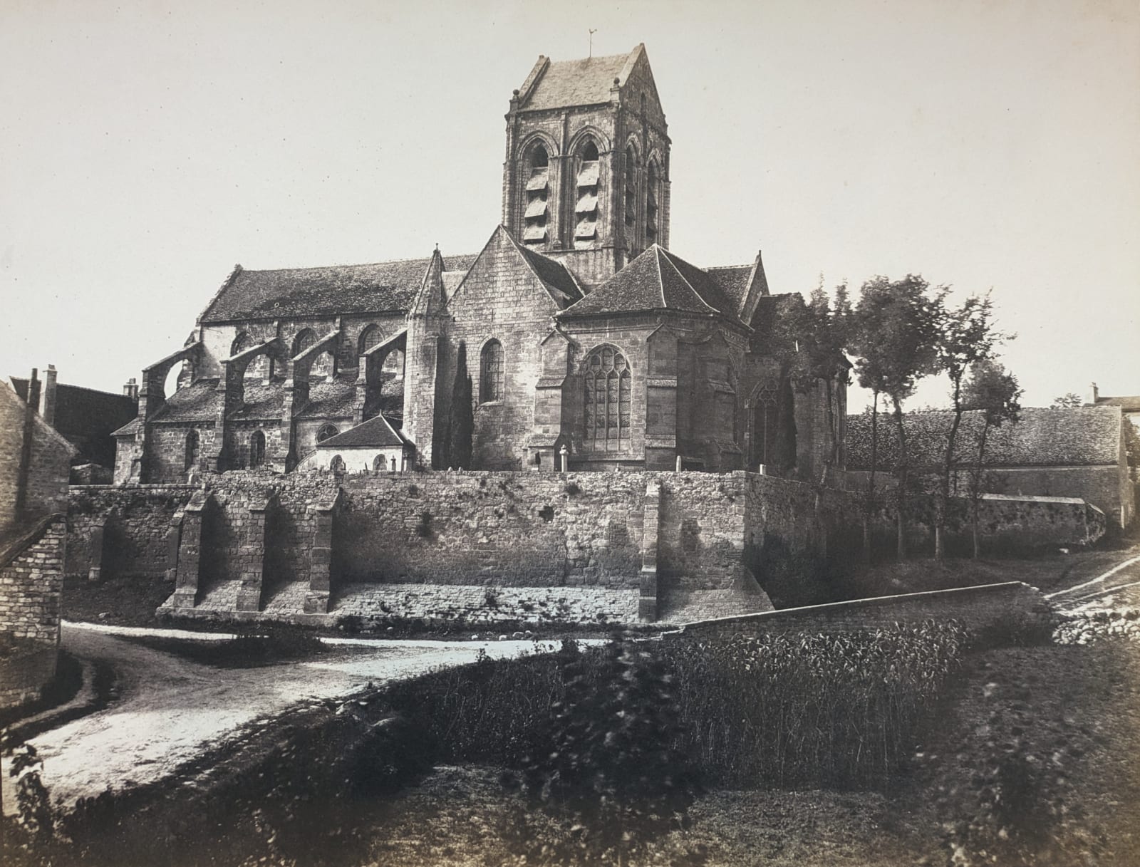Édouard Baldus, Church at Auvers