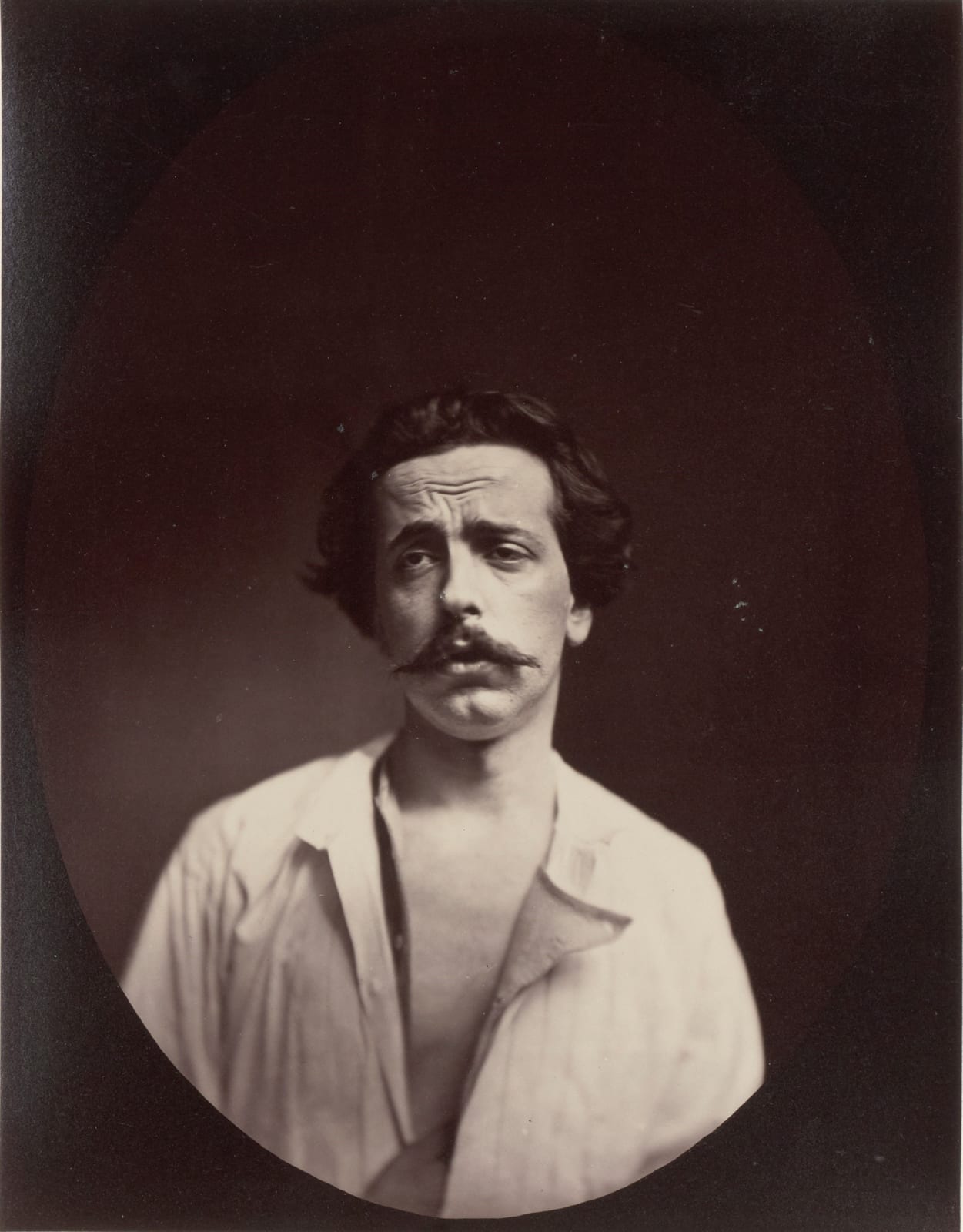 Adrien Tournachon, Young man, front