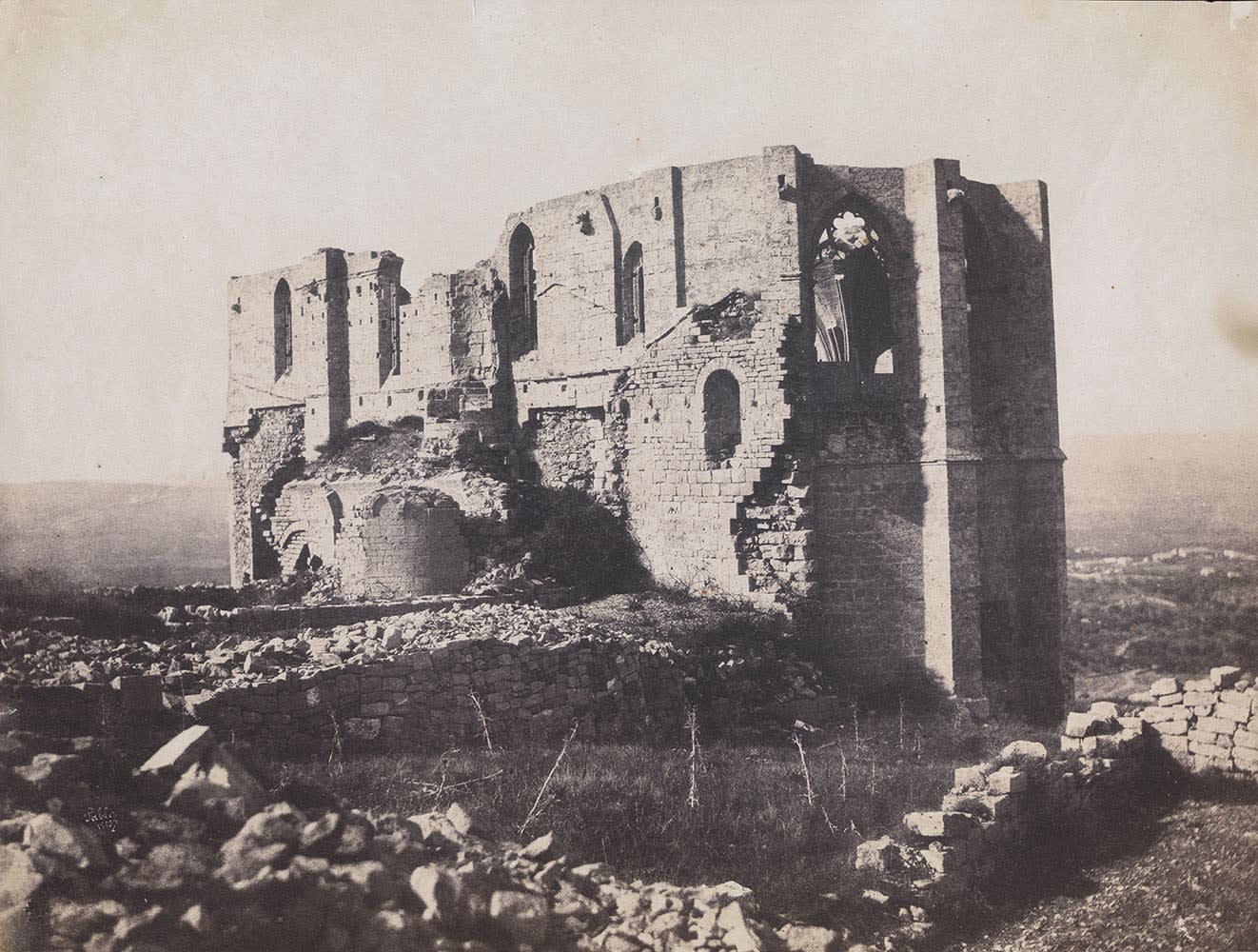 Paul Mares, Ruined Basilica, Montpelier, 1852/53