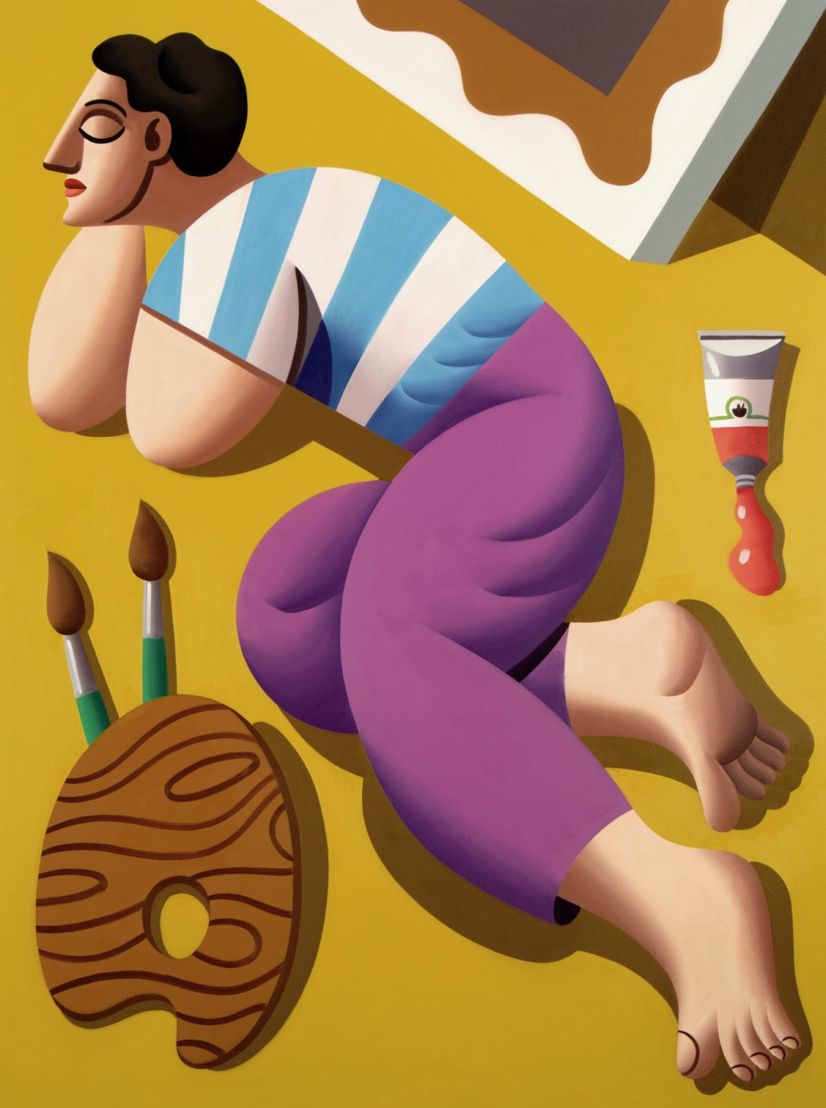 JUAN DE LA RICA, Pintor Dormido, 2024