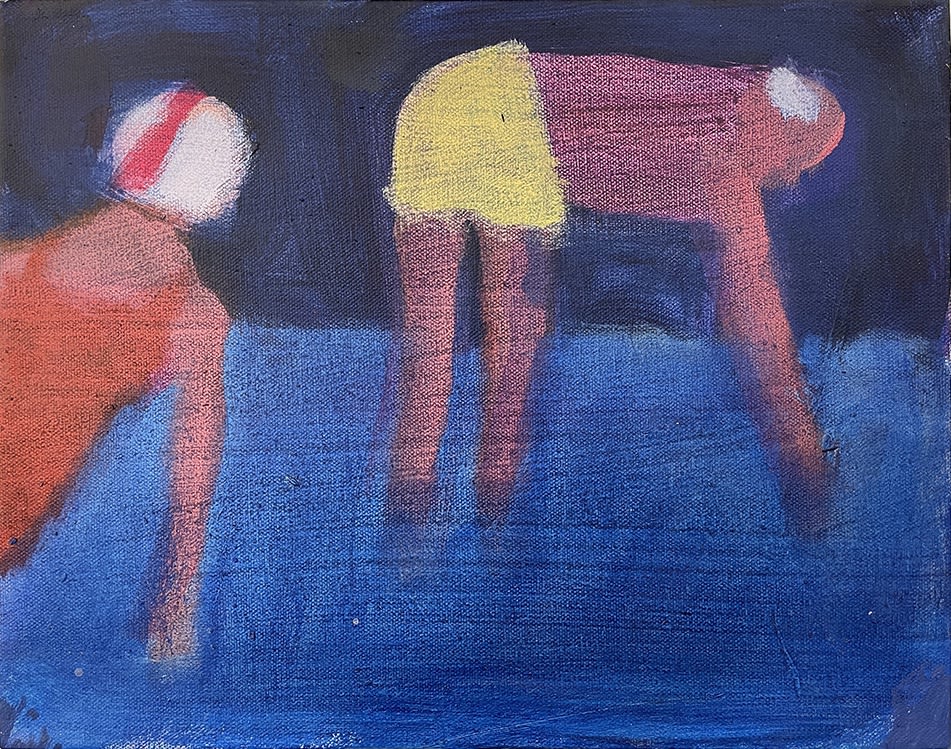 KATHERINE BRADFORD, Couple Wading Into Water, 2022