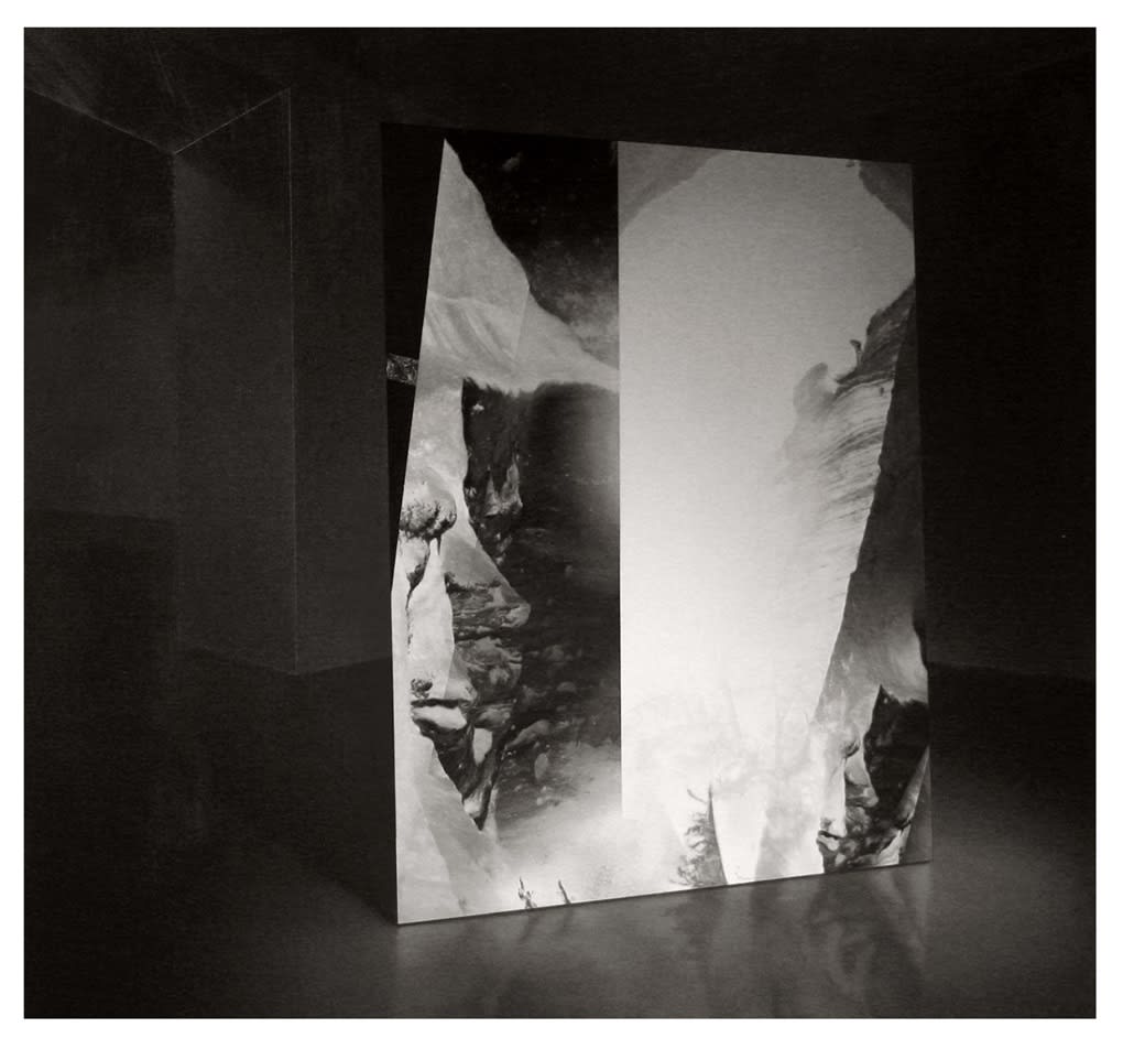 ANDREW SENDOR, Installation View: Painting versus Nature IV, Helio Gemelos, 2082, liquid titanium on cast resin, 2012-14