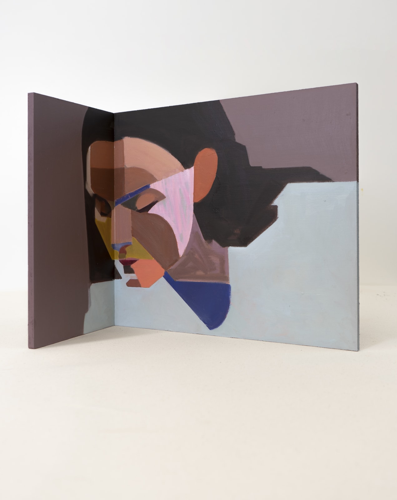 KAT KRISTOF, Portrait Of Her Painting Assemblage 02 , 2023