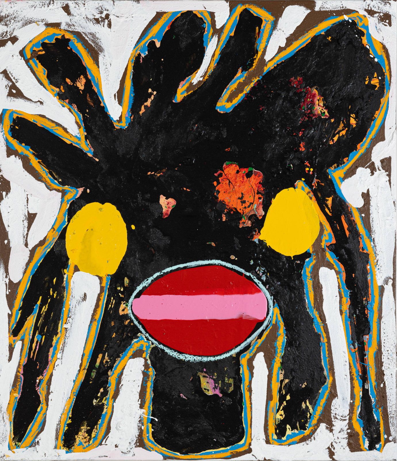 Dark Face Painting II (Burning Eye) , 2024-2025