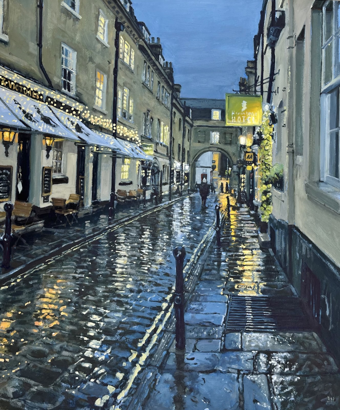 Ben Hughes, Queen Street in the Rain