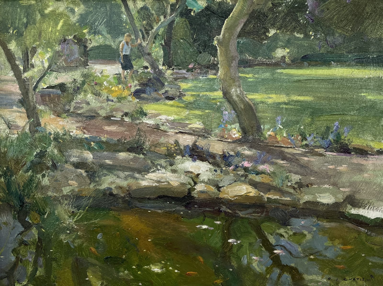 David Curtis, The Garden Pond