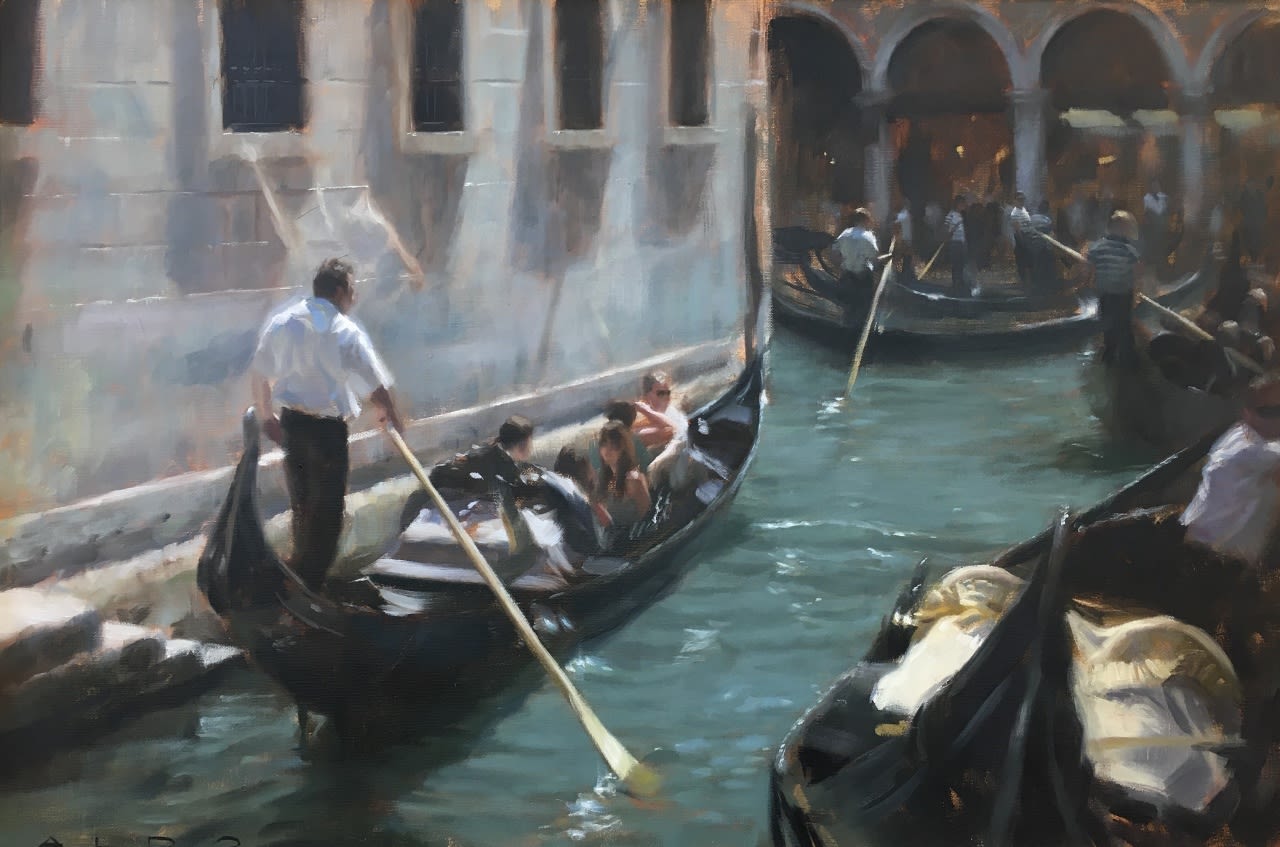 Aldo Balding, Gondoliers, Venice