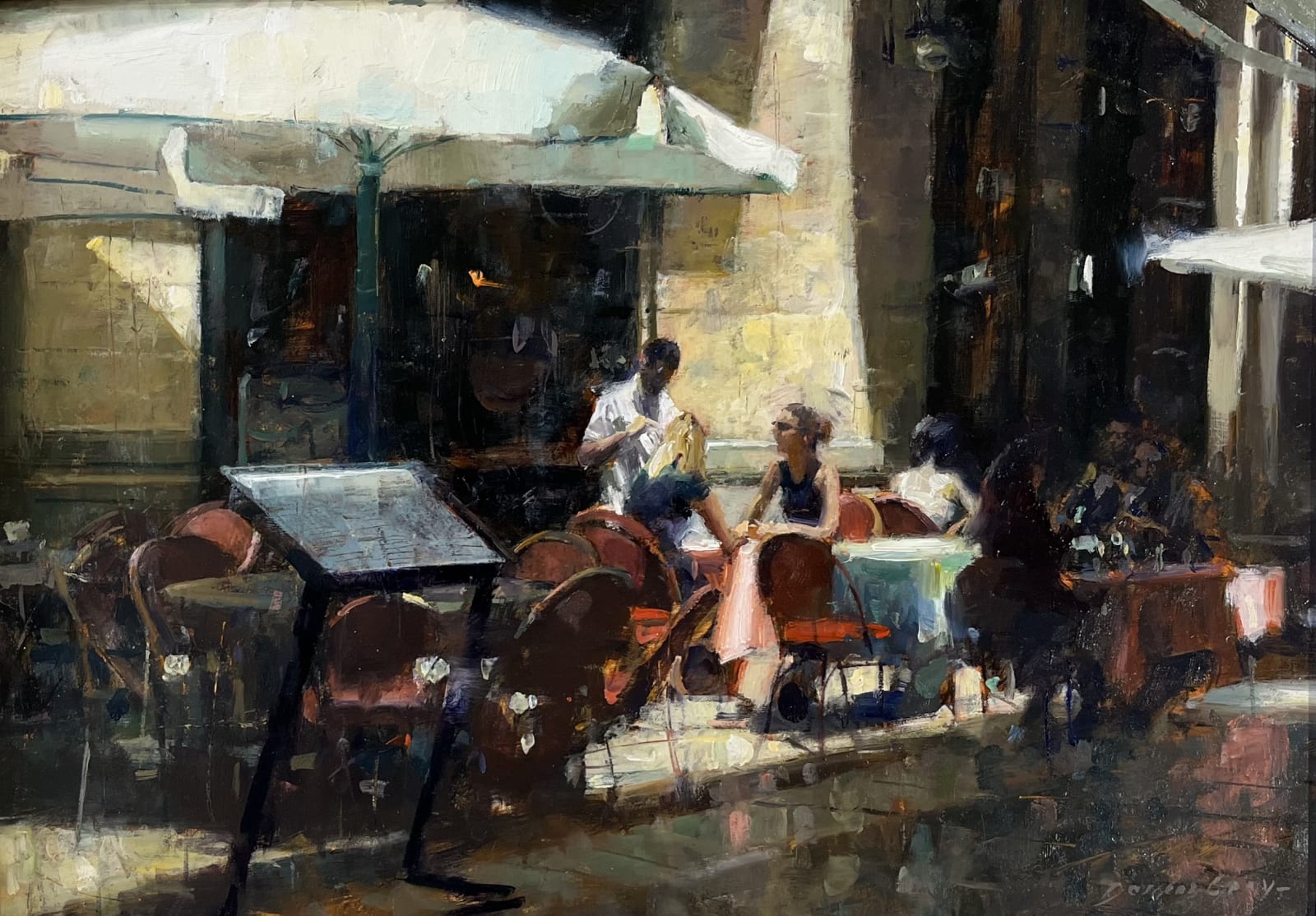 Douglas Gray, A Table in the Sun, Malaga
