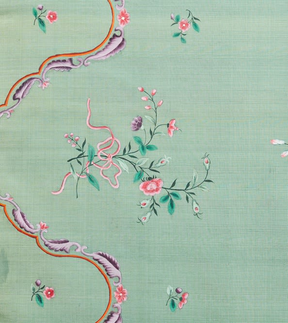 Chinese (Guangzhou), Painted silk taffeta, ca. 1770–90