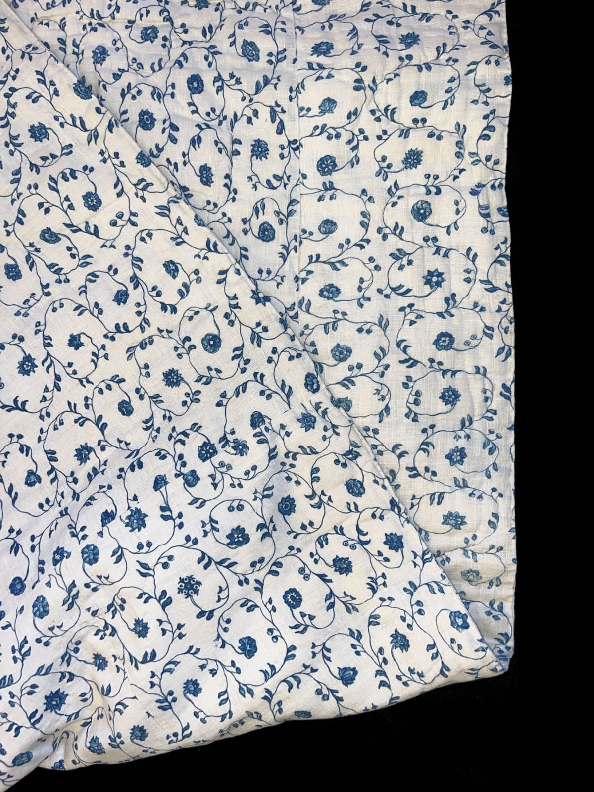 French, Copperplate-printed cotton quilt, ca. 1780-1800