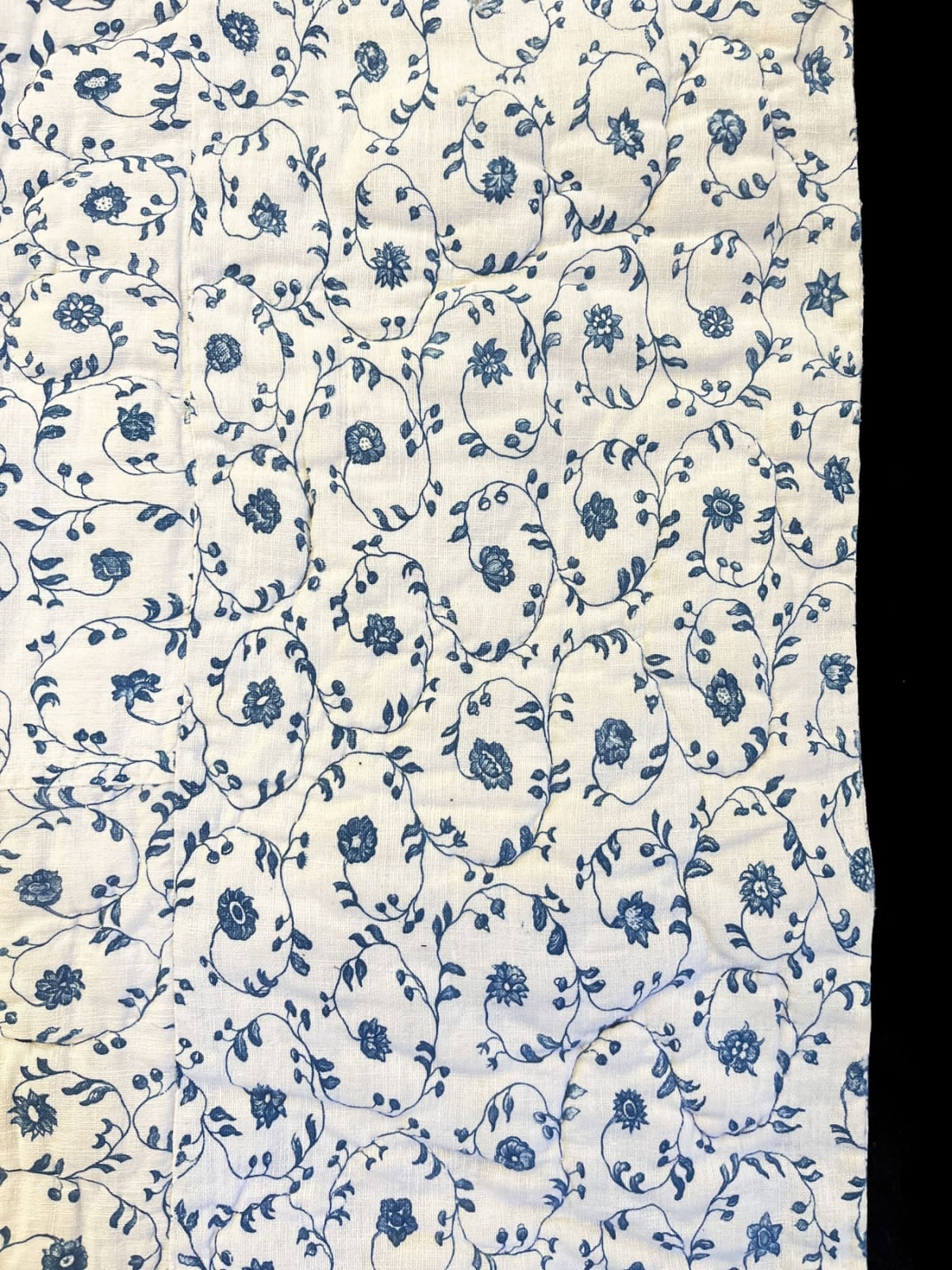 French, Copperplate-printed cotton quilt, ca. 1780-1800