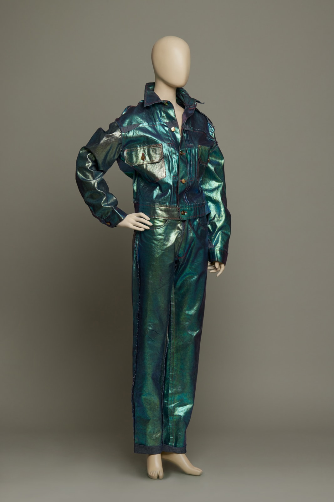Vivienne Westwood, 3-pc denim suit, Spring 1993